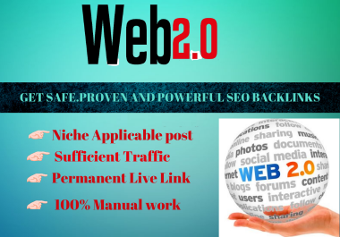 20 web 2.0 Backlinks high authority permanent link building must rank your website