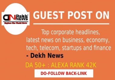 I will do publish guest post on dekhnews