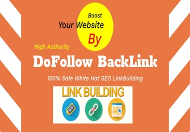 I will Do build DoFollow SEO backlinks on High authority DA PA Website