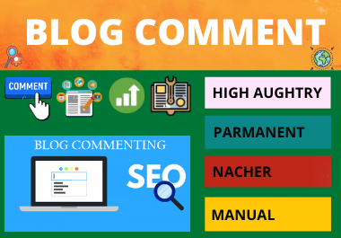 100 Blog Comments high authority website permanent backlinks unique link building for 5