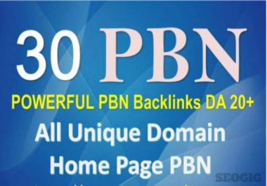 Homepage 30+ PBN High 20 Plus DA PA CF TF Moz Authority Expired domain Backlinks