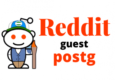 Write and publish 3 high quality reddit guest post with your URL