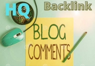 I will give 50 high quality manually blog comments for your website