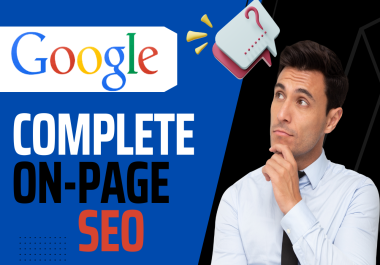 I will do on-page SEO and wordpress website ranking