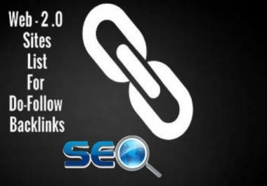 I will provide high quality 15 web 2 0 backlinks