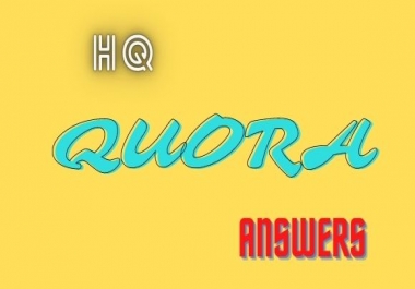 i will promote your website 5 high quality quora answers with your keyword & URL.
