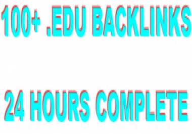 Give You 100+. EDU Backlinks SEO Service within 24 hours