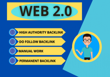 Create 50+ dofollow high authority web 2.0 backlink manually
