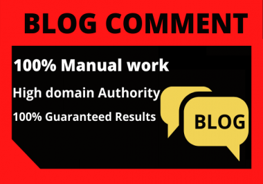 100 Blog Comments High Quality website unique content Permanent Backlinks Blog comments Backlinks
