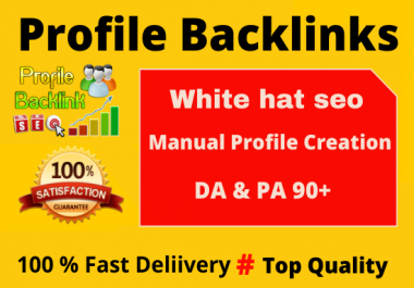 20 High authority Website Permanent Backlinks social profile link building