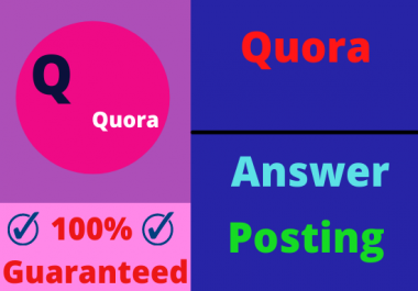 Guaranteed Targeted Traffic Your Website With 10 High Quality Quora Answer