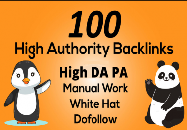 I will Build 100 high quality backlinks white hat SEO link building
