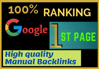 Rank on google 1st page with Most Effective Linkbuilding process