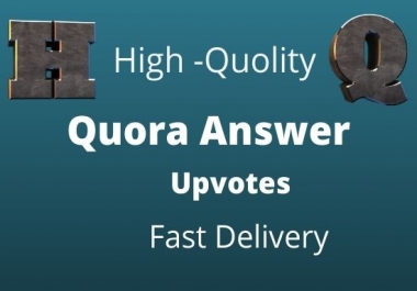 I well Get 10 high quality quora answers for your website