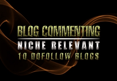 I will provide 100 niche relevant manual blog comment backlinks