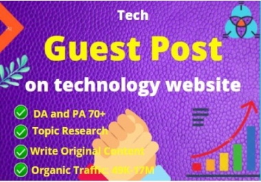 I will publish 2 tech guest post on technology website