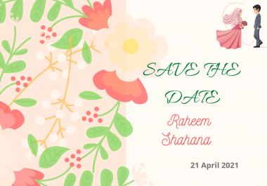 I will create beautiful greeting cards for you