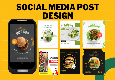 design social media posts,  ads and banner design