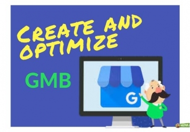 I will create gmb and set up,  google my business listing for local SEO