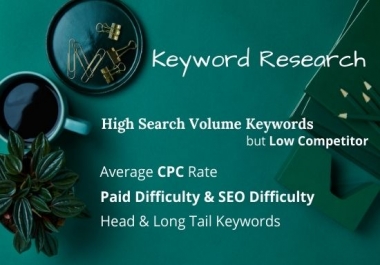 I will do 1500 SEO Keyword Research and Competitor analysis