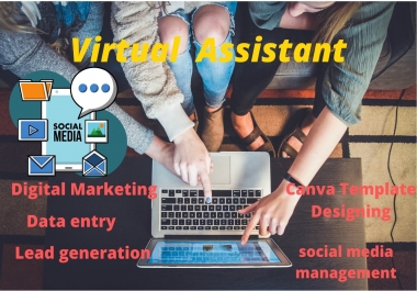I will be your virtual assistant and social media manager