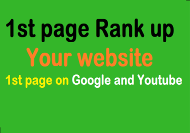 1St page Rank your Video/website 1stpage on Google and Youtube