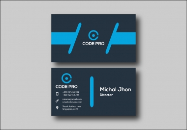 I will design a business card.