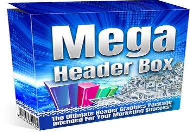Mega Header Box 1490 header template and sale pages