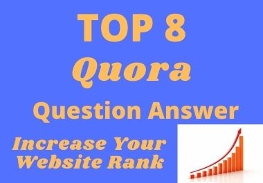 I will prompt you 8 High-Quality Quora answer with the backlink
