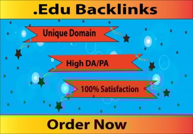 I will create 20 edu profile backlinks do follow