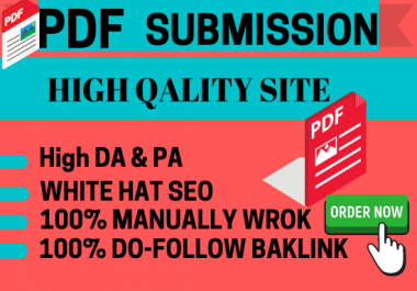 Build 30 manual PDF submission on top document sharing sites