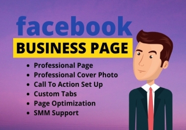 I will design impressive Facebook business page for you