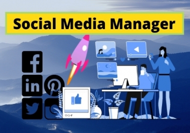 I will be your Professional Social Media Manager for your business.