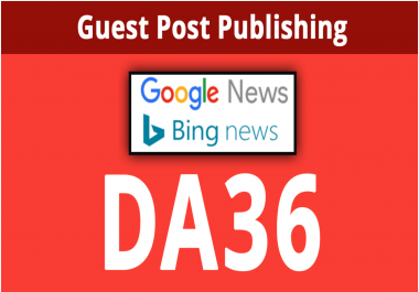 guest post on da 36 google news blog with dofollow link