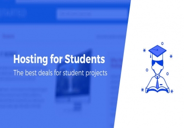 1 year web hosting for student or learner