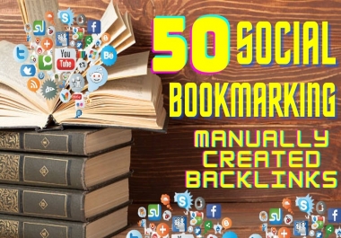 create 50 high quality social bookmarks seo backlinks for google ranking