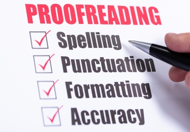 Proofread & Editing Documents/Web content