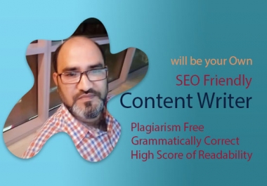 will be your Own Content Writer
