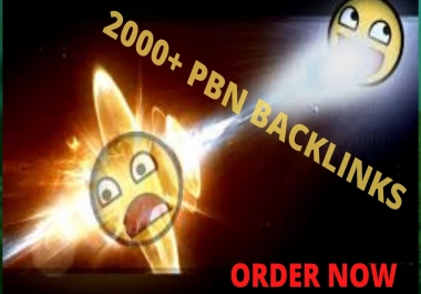 Get powerful 2000+ pbn backlinks with high DA 50/PA 35 on your homepage with unique website.