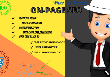 On-page SEO with premium yoast of WordPress website for ranking in google