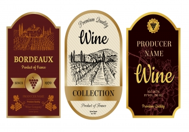 I will make premium product label for you