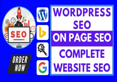 I will do onpage SEO optimization and technical onpage of wordpress website with Rankmath