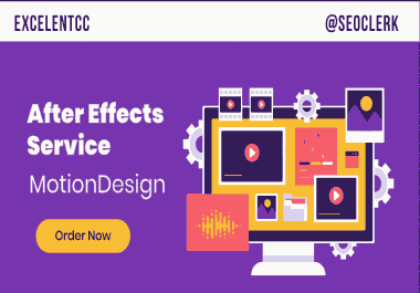 I will make animation using after effects