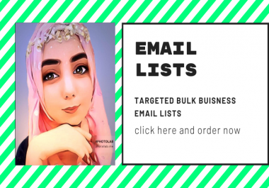 provide targeted bulk email lists for you business