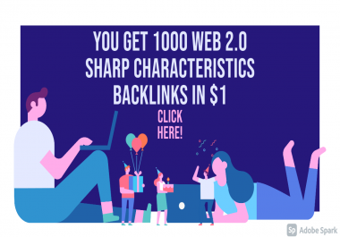 1000 web 2.0 sharp characteristics backlinks