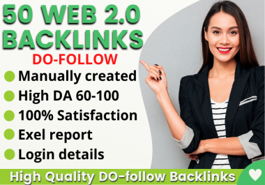 Manually Create 50+HQ Safe Web 2.0 Backlinks Rank on ...