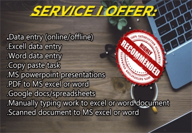 I will do Data entry and copy,  paste tasks