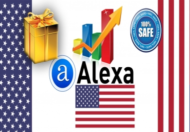 I will improve global and USA alexa rank with traffic and backlink