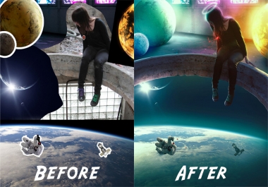 I will do any professional photoshop editing within 2 days