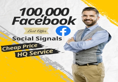 HQ Service 100,000 Facebook Social Signals PBN Backlinks Bookmarks Important Google Ranking